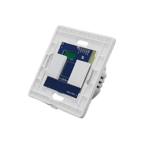 SmartWise T62 UNI Wi-Fi + eWeLink-Remote, 2-gang smart wall switch with universal wiring and touch switch, WITHOUT FRONT PANEL