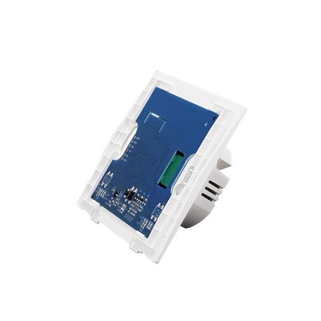SmartWise B61 UNI Wi-Fi + eWeLink-Remote, 1-gang smart wall switch with universal wiring and physical push-button, WITHOUT FRONT PANEL