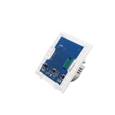 SmartWise B63 UNI Wi-Fi + eWeLink-Remote, 3-gang smart wall switch with universal wiring and physical push-button, WITHOUT FRONT PANEL
