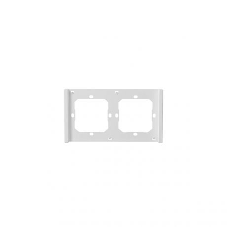 Sonoff 2 gang switch frame for M5-80 (SwitchMan) smart wall switches, white