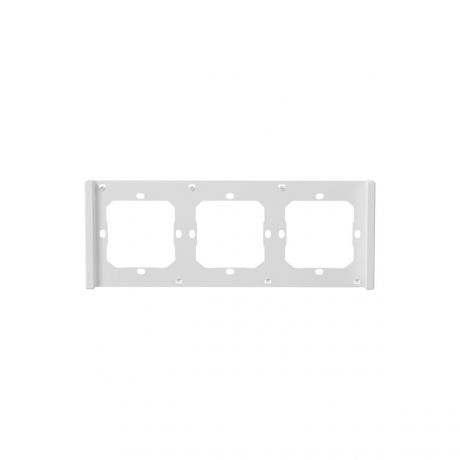 Sonoff 3 gang switch frame for M5-80 (SwitchMan) smart wall switches, white