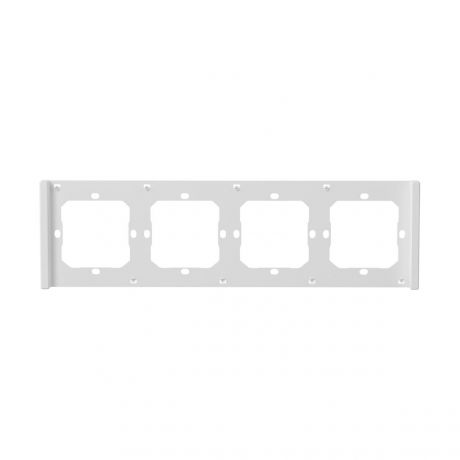 Sonoff 4 gang switch frame for M5-80 (SwitchMan) smart wall switches, white