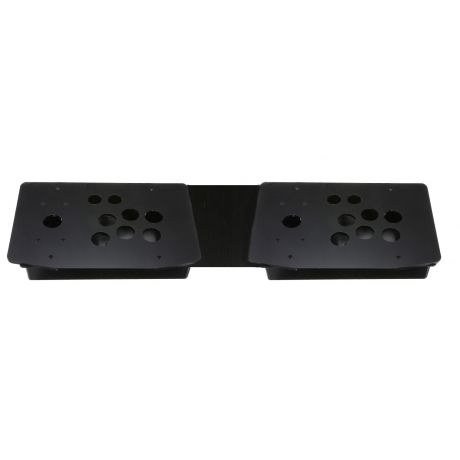 Acrylic Panel Case Replacement DIY 2 Players Black Arcade Joystick