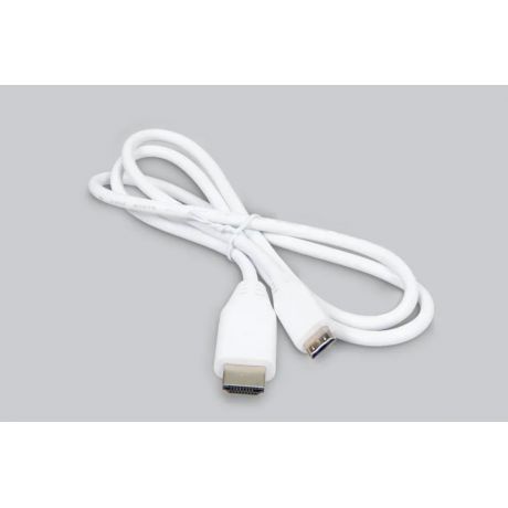 Official καλώδιο για το Raspberry Pi Zero mini HDMI to Std HMDI Cable, 1M, White