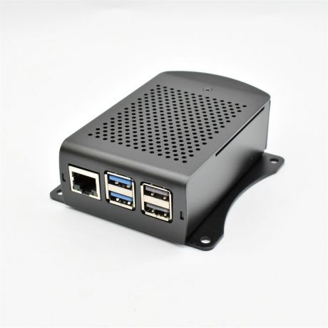 Aluminum Metal Case for Raspberry Pi 5 with mounting