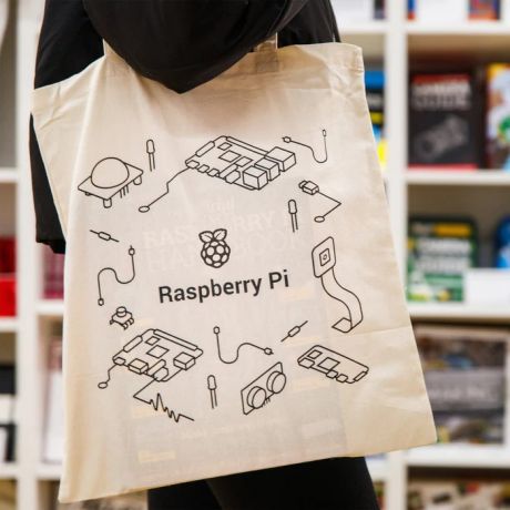 Τσαντα υφασμάτινη - Official Raspberry Pi Natural Cotton Tote Bag