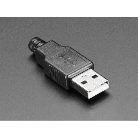 Adafruit USB DIY Connector Shell - Type A Male Plug