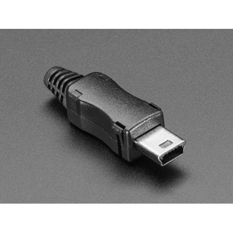 Adafruit USB DIY Connector Shell - Type Mini-B Plug
