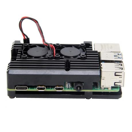 Armor Case for Raspberry Pi 4 B with Dual Fan