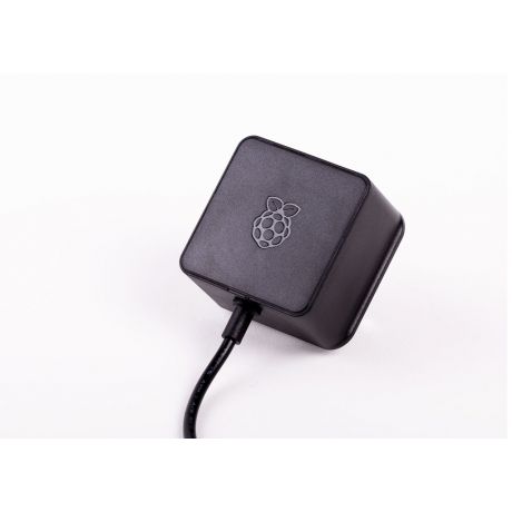 Raspberry Pi 4 Official μετασχηματιστής στα 3A (15,3W) USB-C (μαύρος)