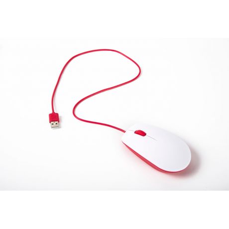 Raspberry Pi Official Mouse (Red/White)