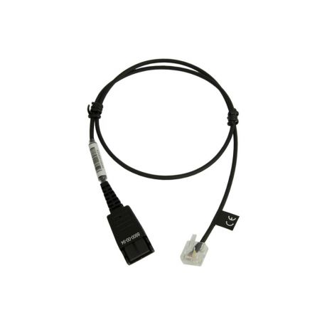 JABRA QD to RJ45, STRAIGHT, UNBALANCED VERSION