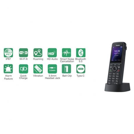 YEALINK WIFI SIP HANDSET AX86R RUGGED