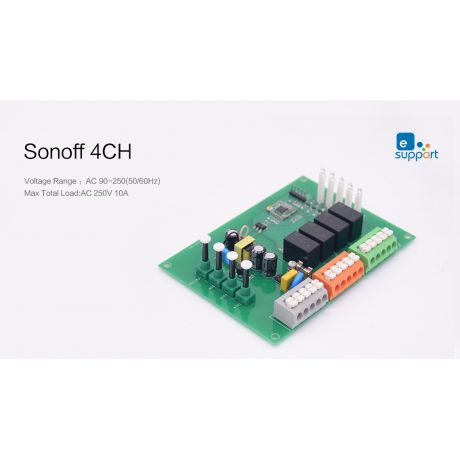 Sonoff 4CH R2 - 4 Channel Din Rail Mounting WiFI Relay Switch