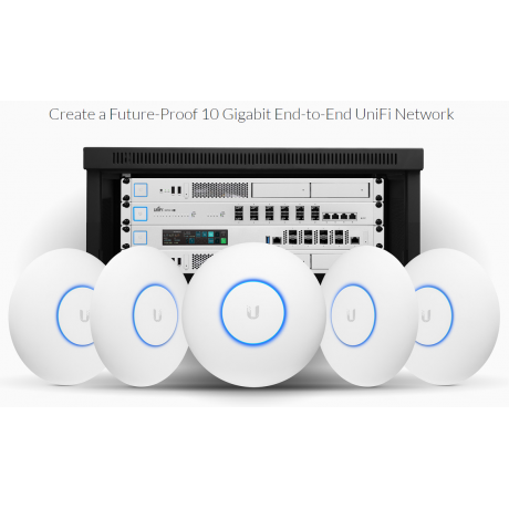 Ubiquiti UniFi UAP-XG, 6dBi, 25dBm, 800Mbps, 4x4 @ 2.4GHz & 8dBi, 25dBm, 1733Mbps, 4x4 @ 5GHz, 1xGigabit, 1x10G ICM Ethernet