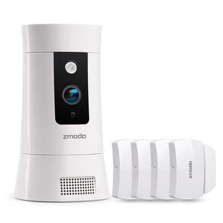 IP 1080p WiFi Κάμερα Full HD Zmodo Pivot Cloud 350° Περιστρεφόμενη με 4 μαγνητικές επαφές πόρτας- SD-H2002