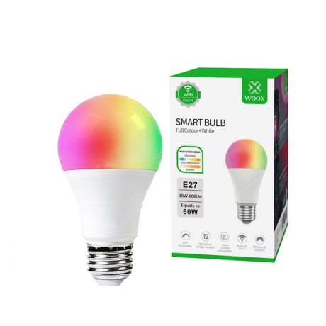 WOOX Smart RGBW LED WiFi Λάμπα 10W 806LM E27 - R9074