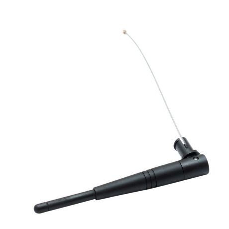 Mikrotik 2.4-5.8GHz 2dBi OMNI Swivel Antenna with cable and U.fl or MMCX connect