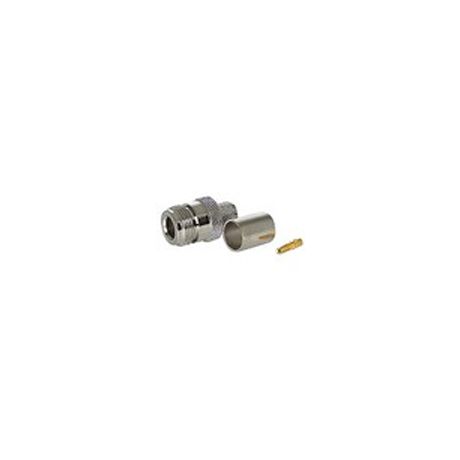 N Female Crimp connector for 400, RG-8 series cable