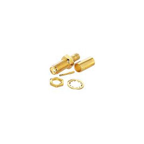 SMA Female Bulkhead Crimp LMR-100, RG-174, RG-316